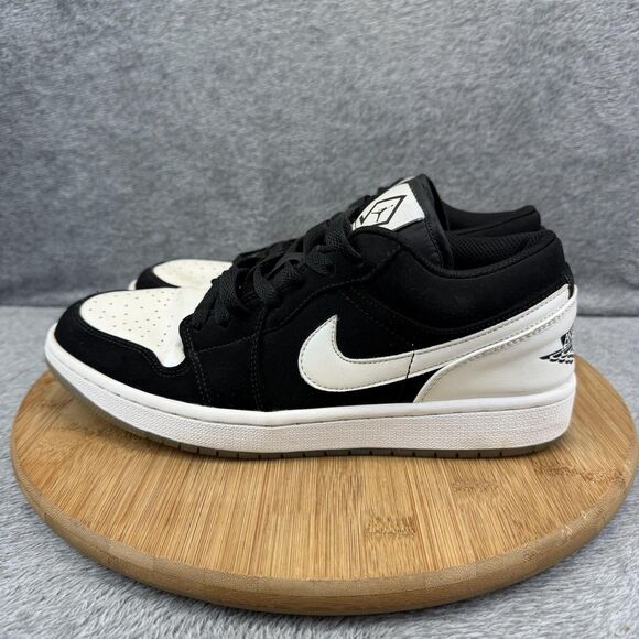 Nike Air Jordan 1 Low Shoes Mens Size 7.5 Black Basketball Sneakers DH6931-001 main image 6